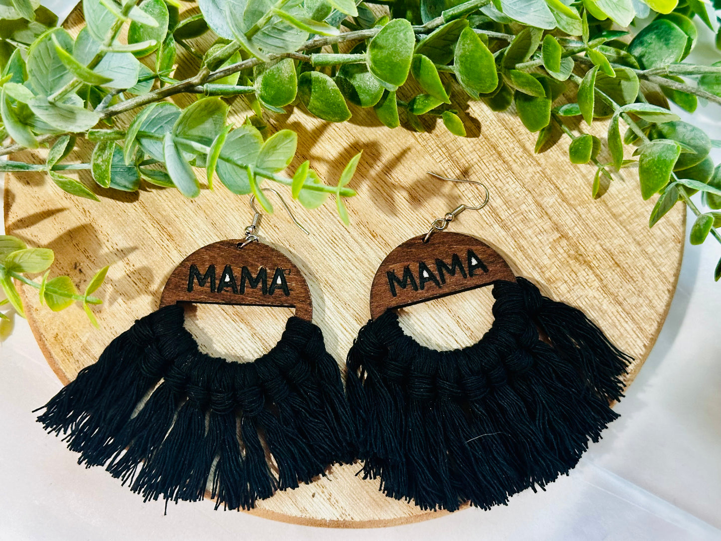 Mama Macrame Earrings