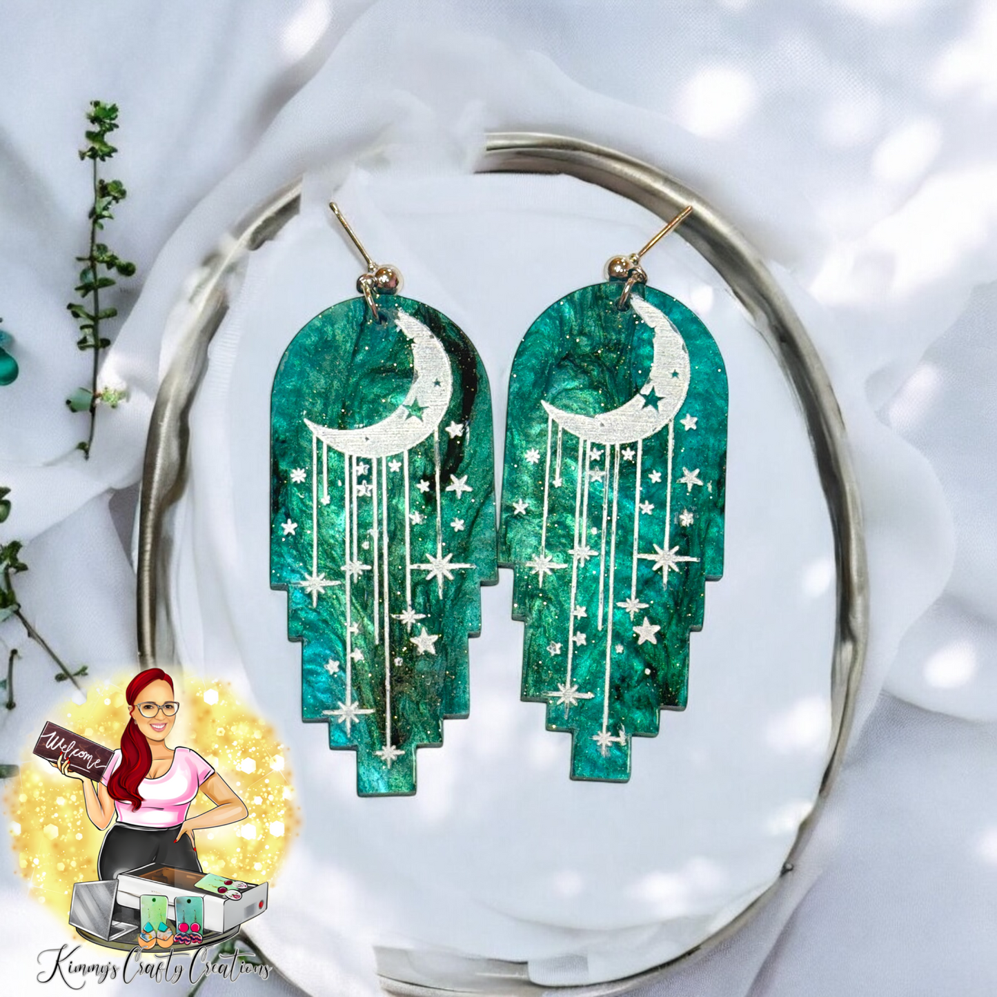 Midnight Moonlight Dangles