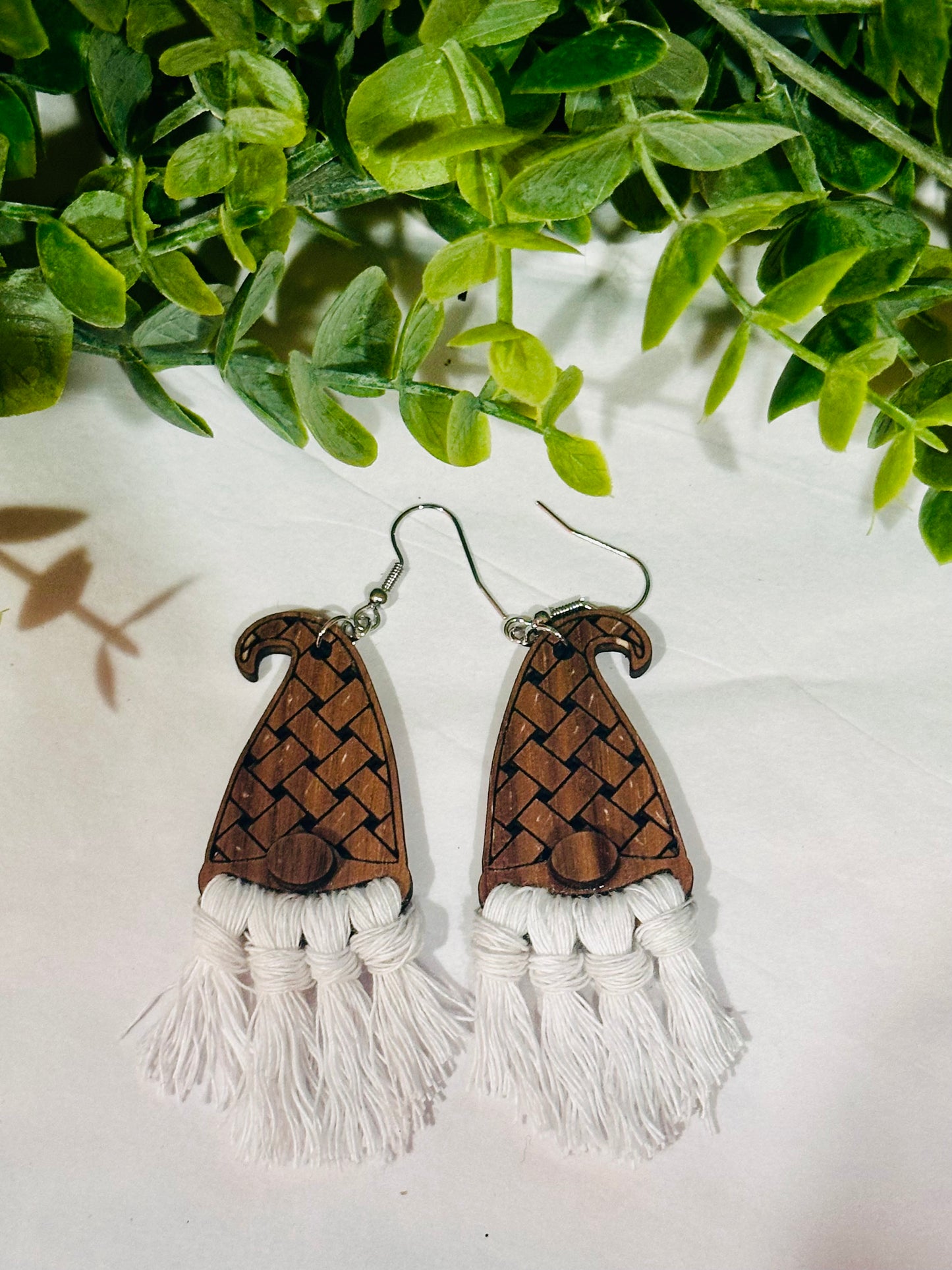 Gnome Macrame Dangles