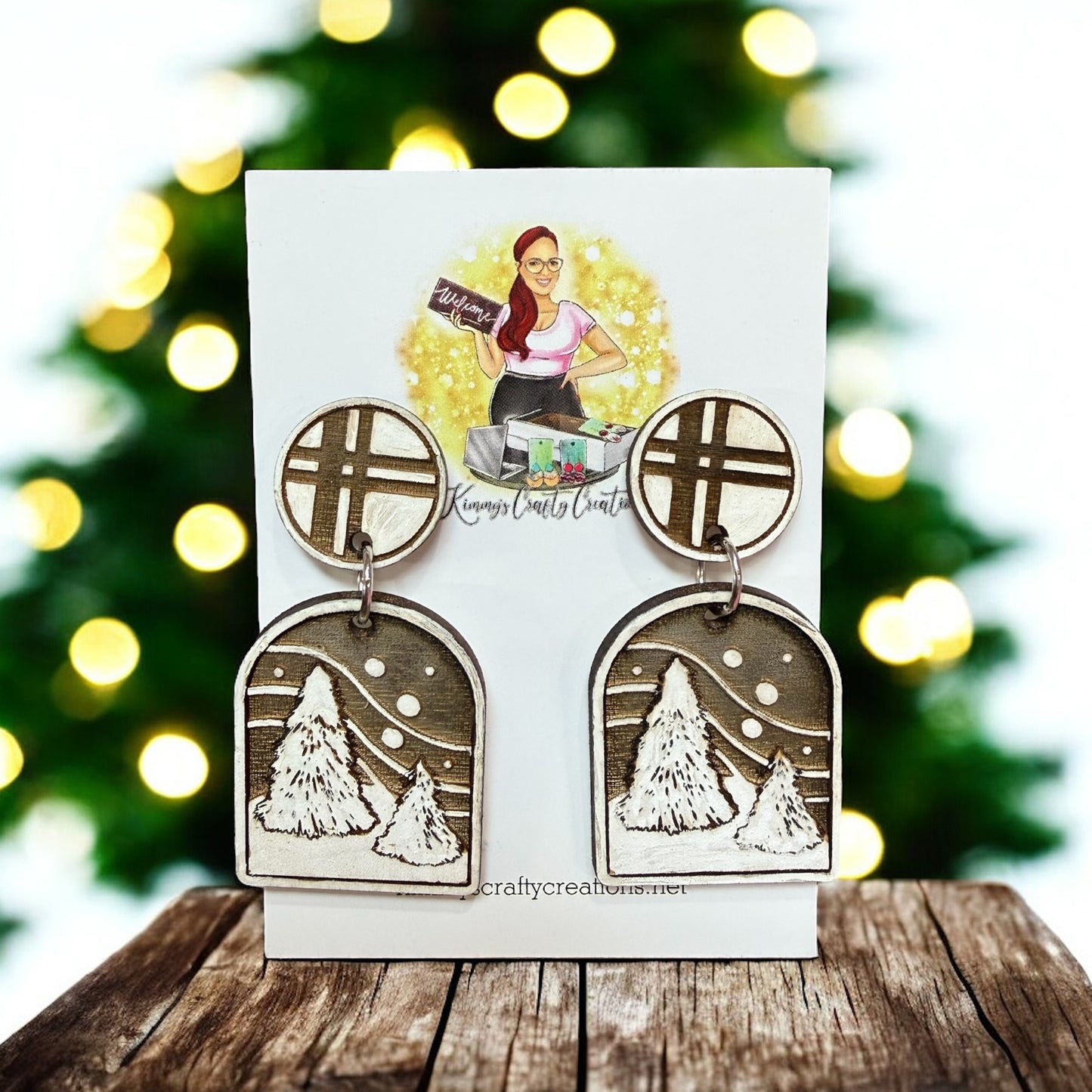 Artic Christmas Earrings