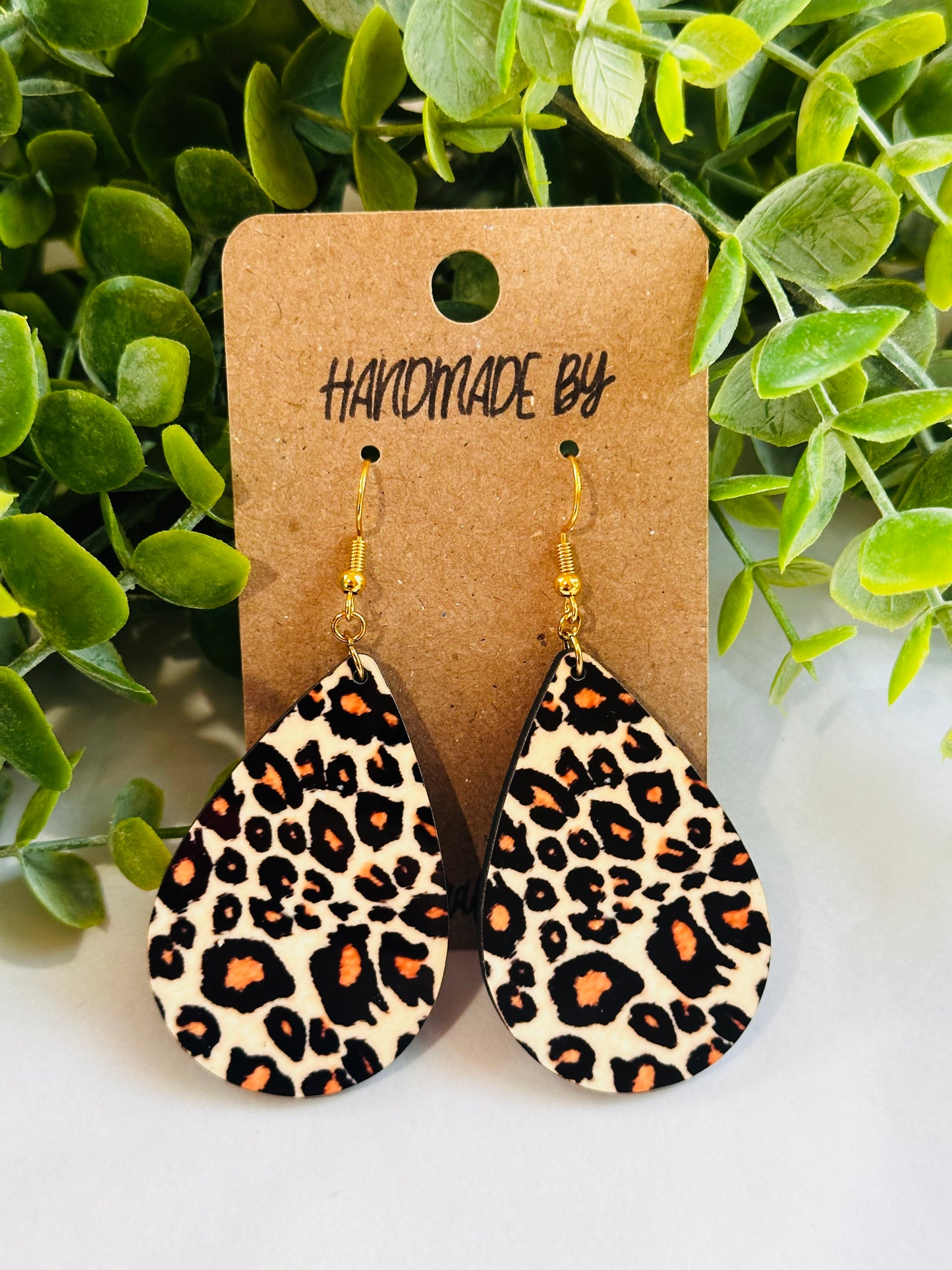 Leopard Print Earrings