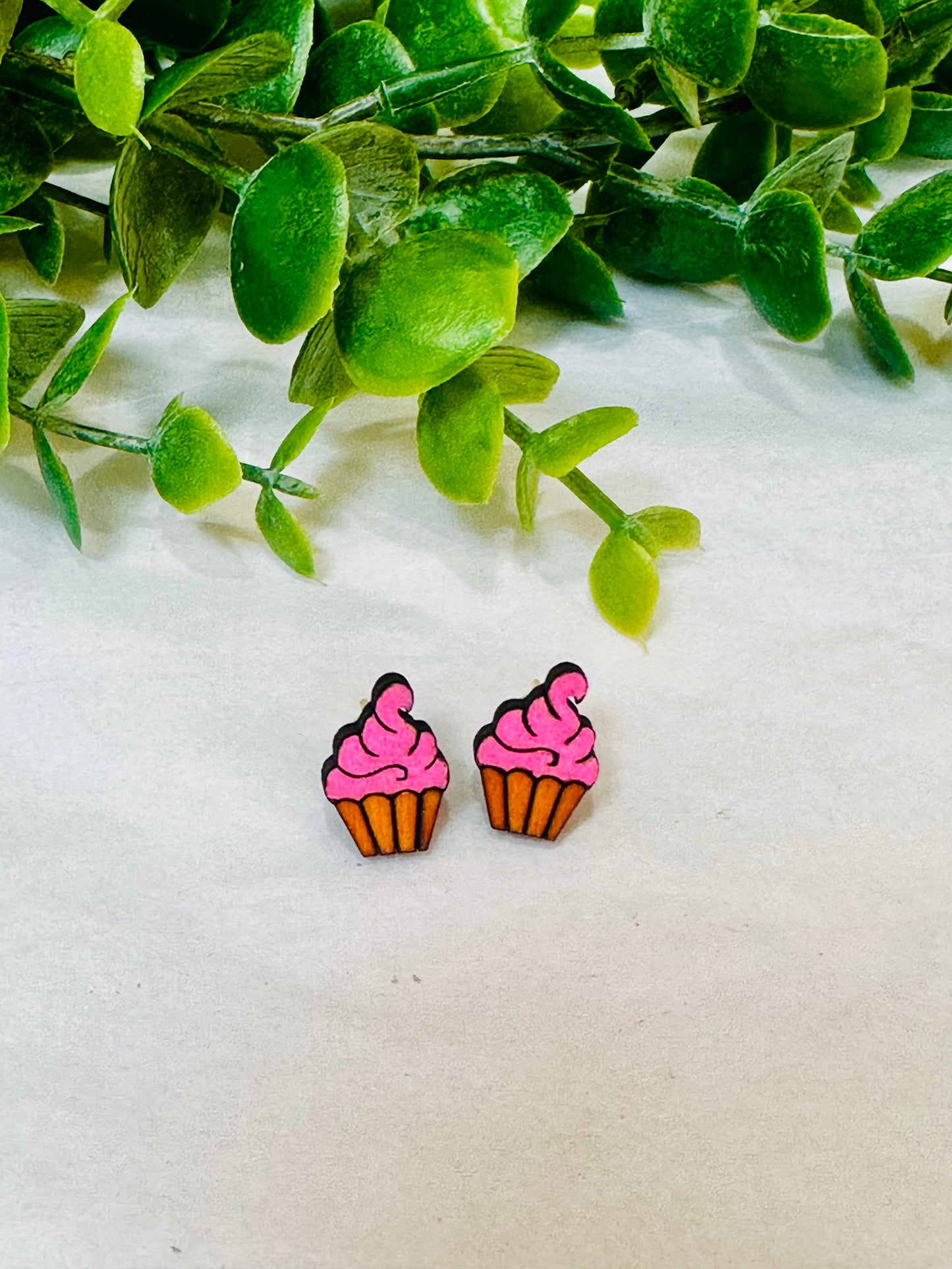 Cupcake Stud Earrings