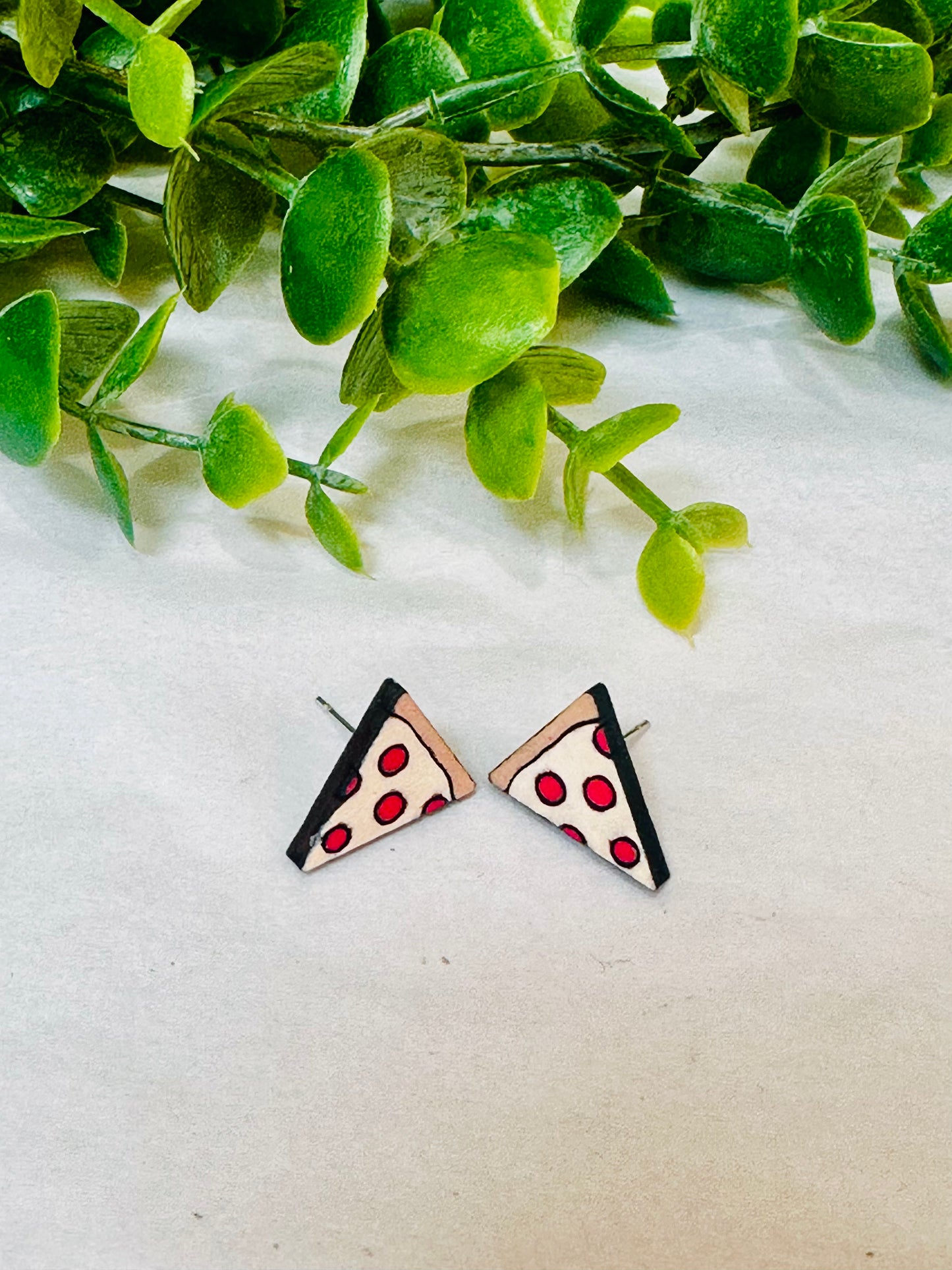 Pizza Stud Earrings