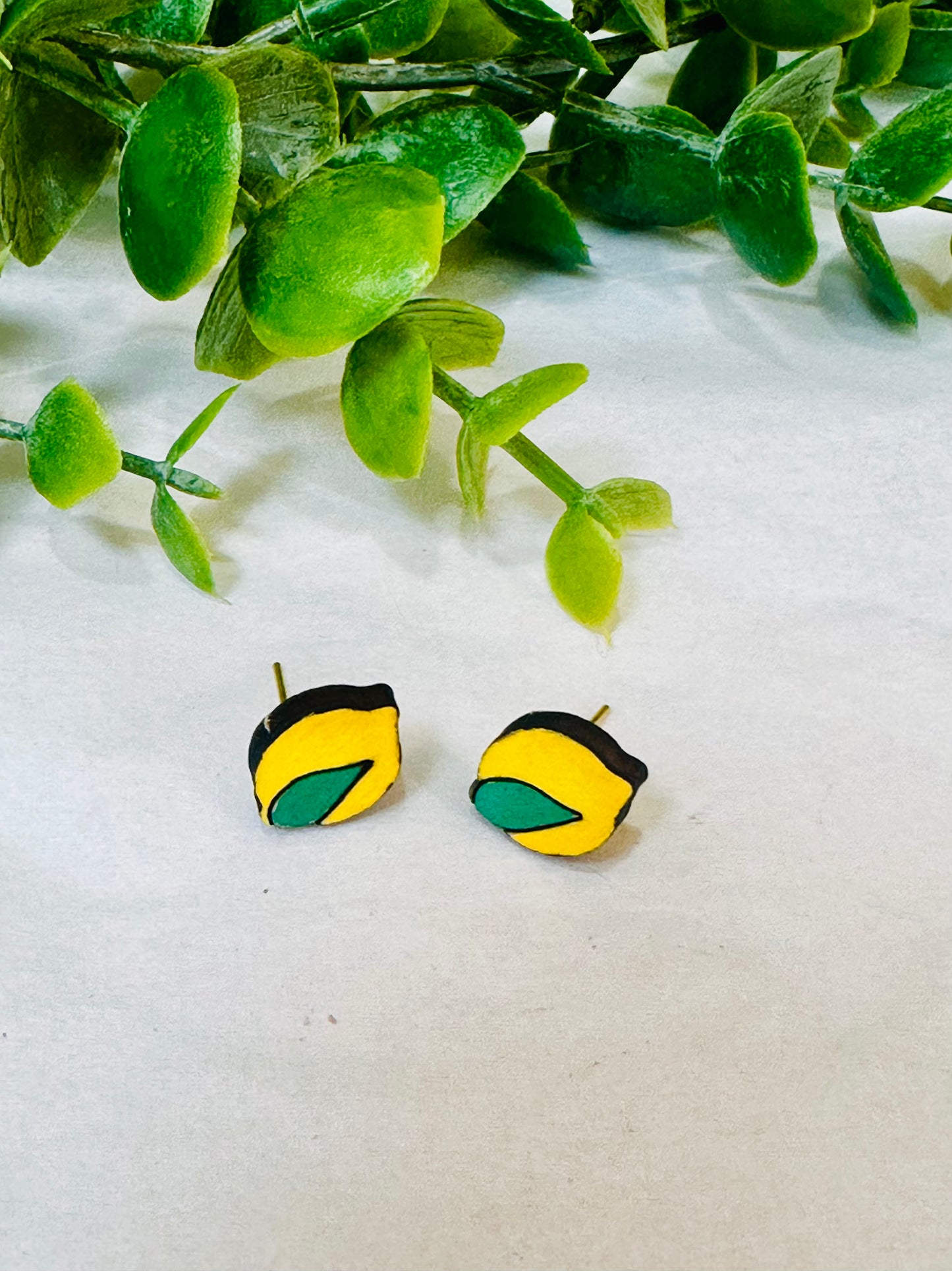 Lemon Stud Earrings