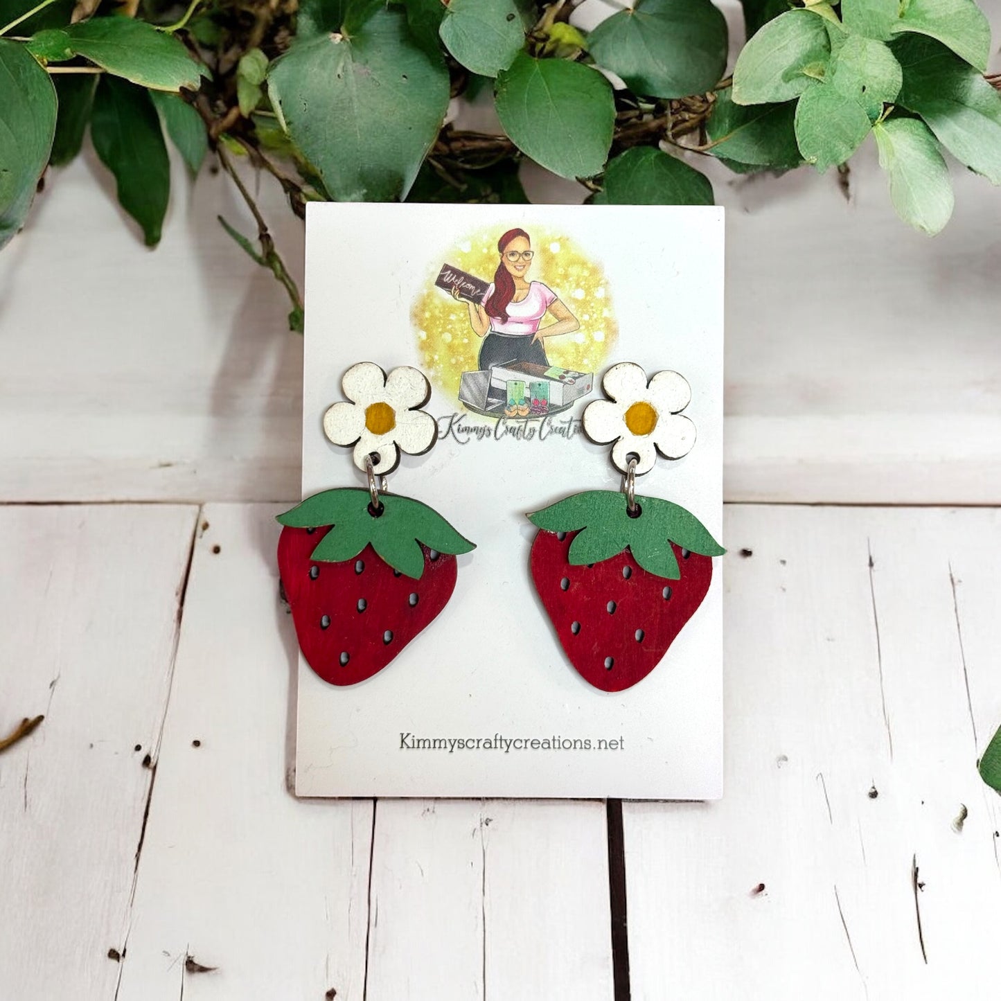 Summer Strawberry Studs