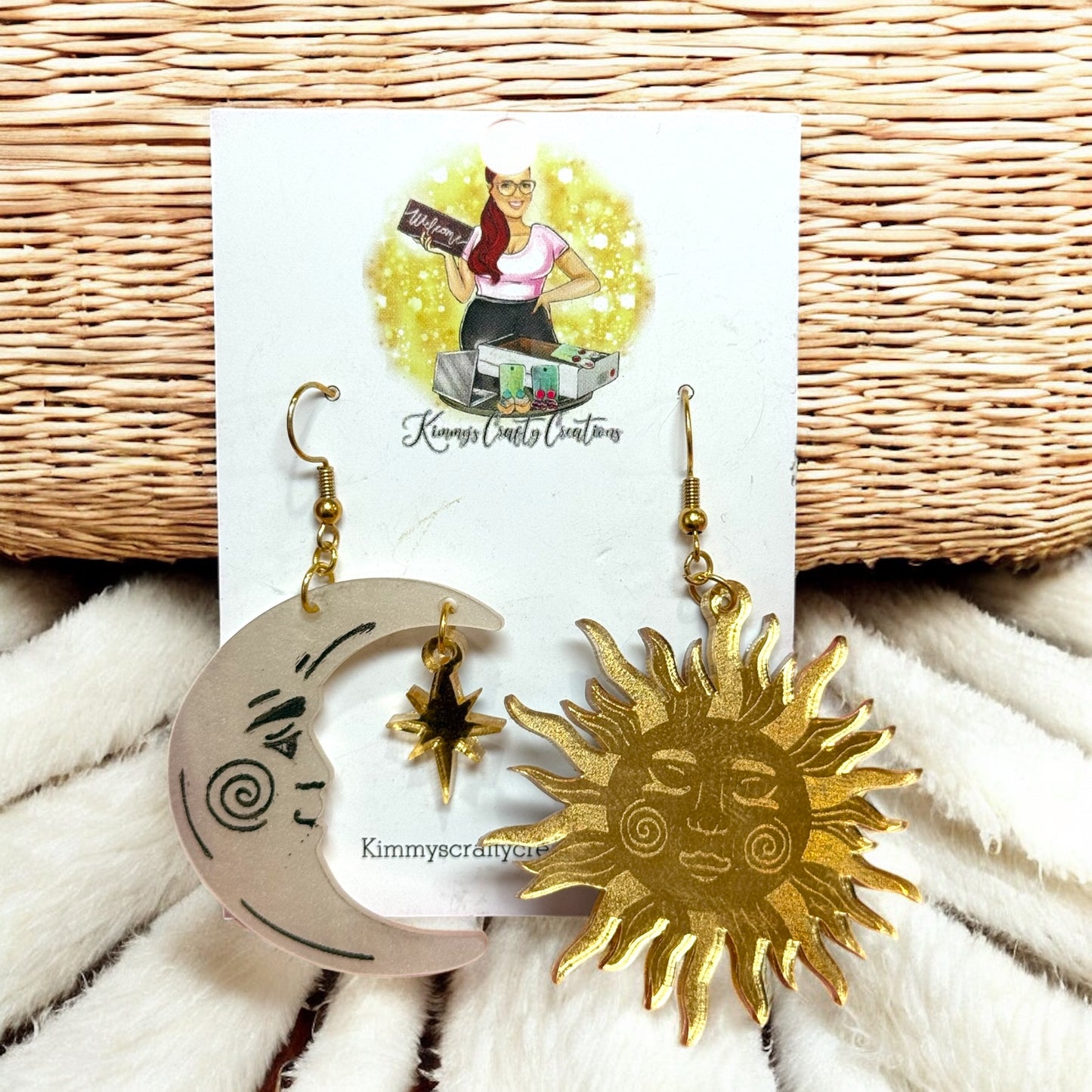 Sun/Moon Earrings
