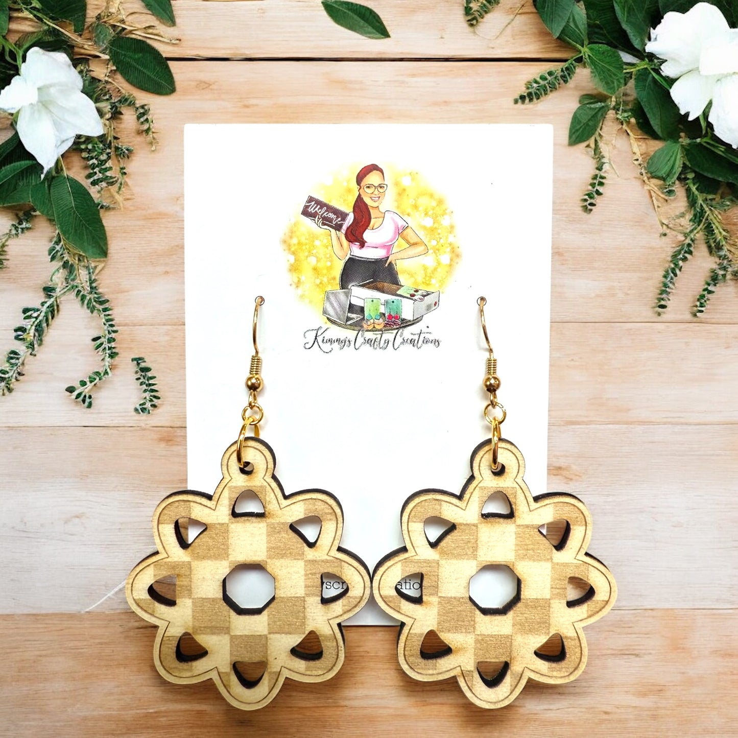 Chevron Inspired Dangles