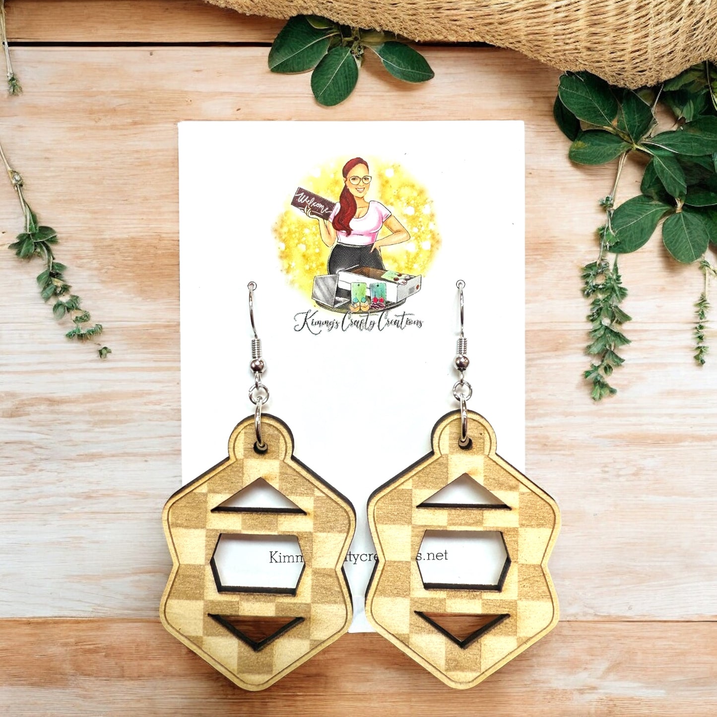 Chevron Inspired Dangles