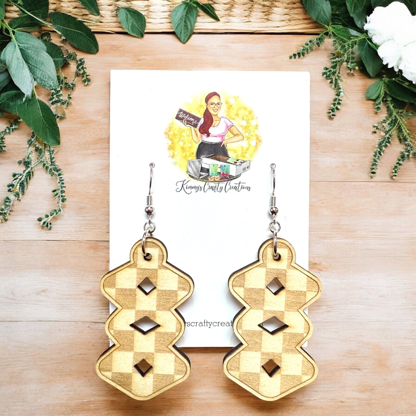 Chevron Inspired Dangles