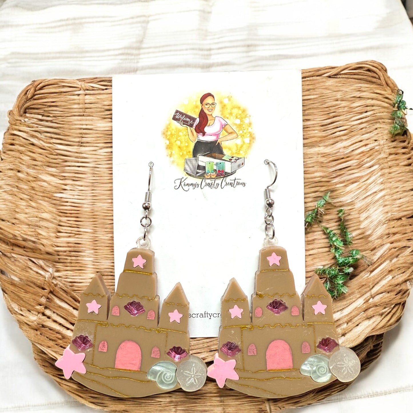 Sandcastle Earrings