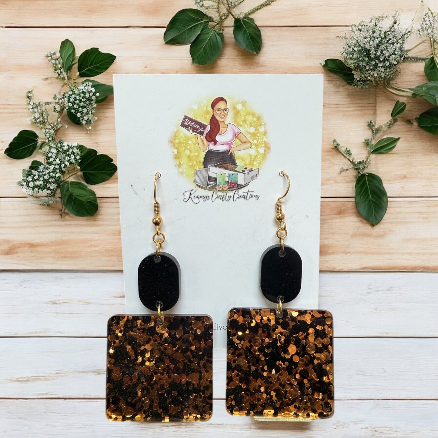 Confetti Square Dangles