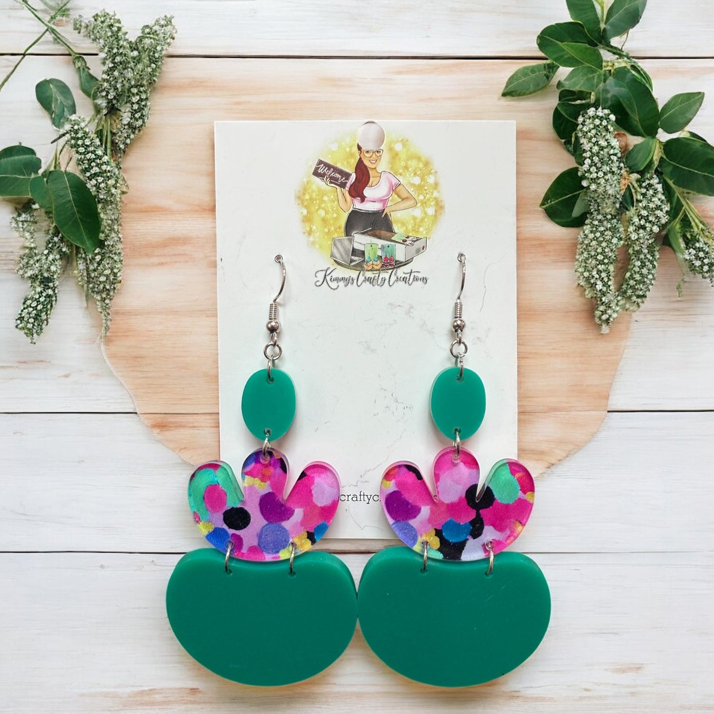 Confetti Trio Dangles