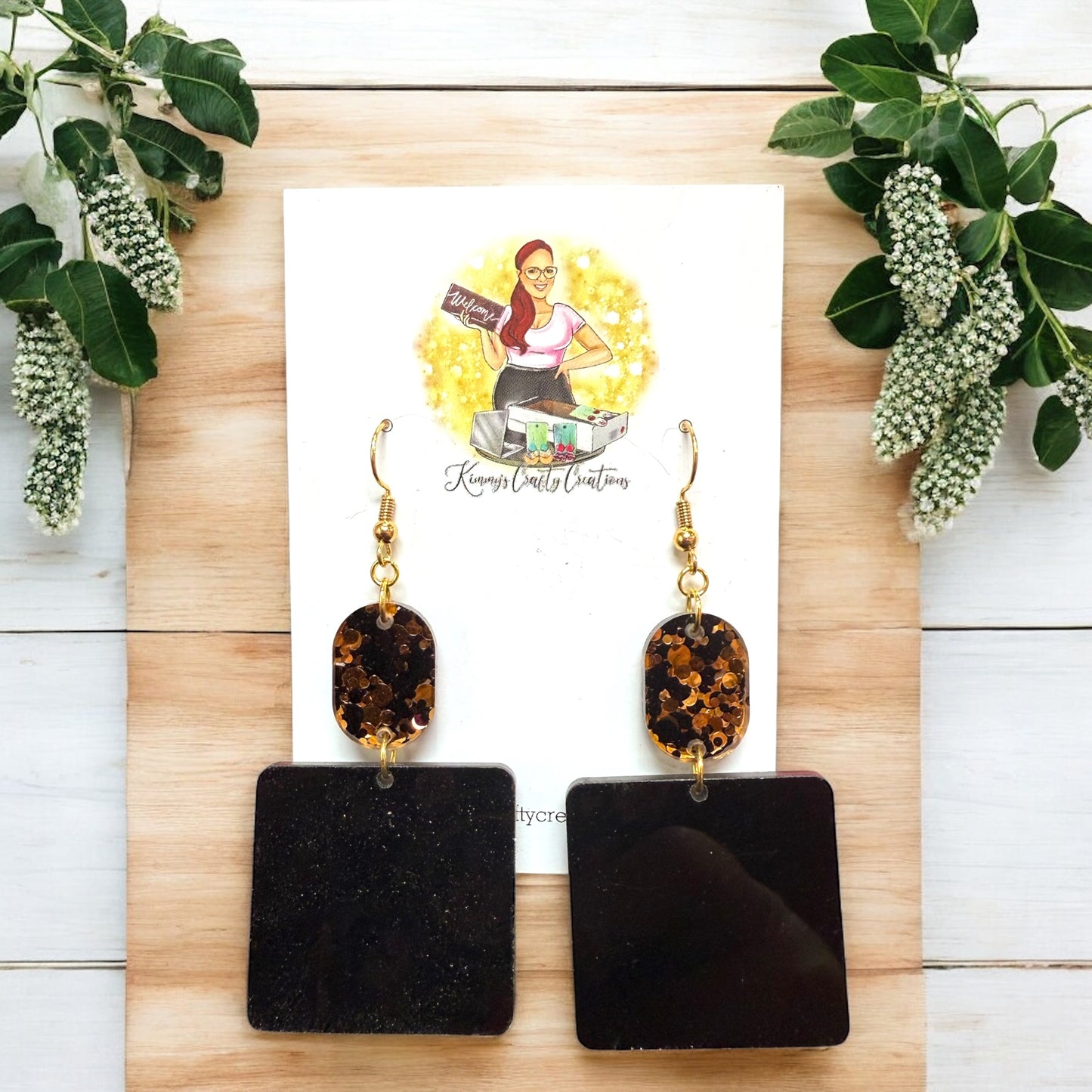 Square Trio Earrings