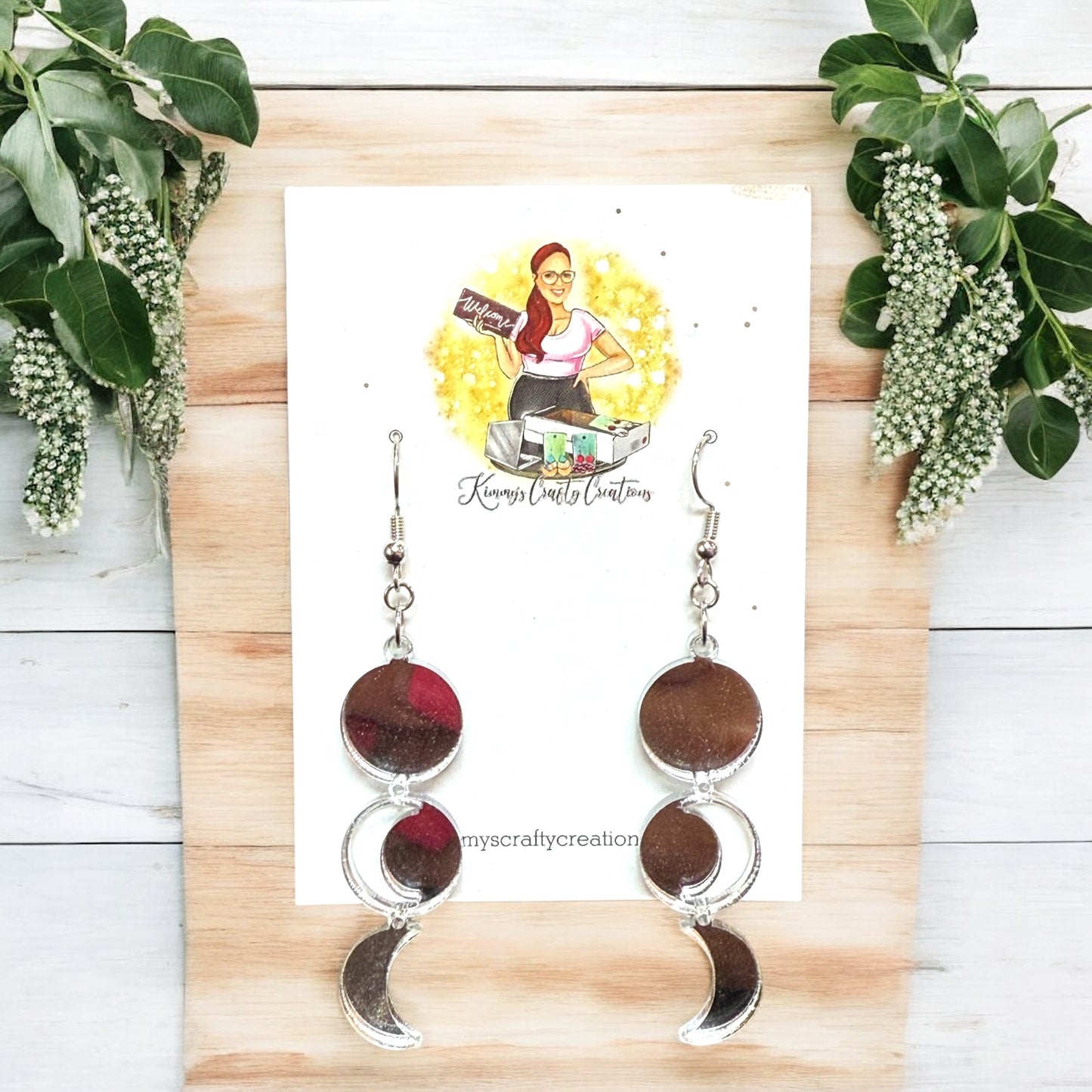 Moon Phase Earrings