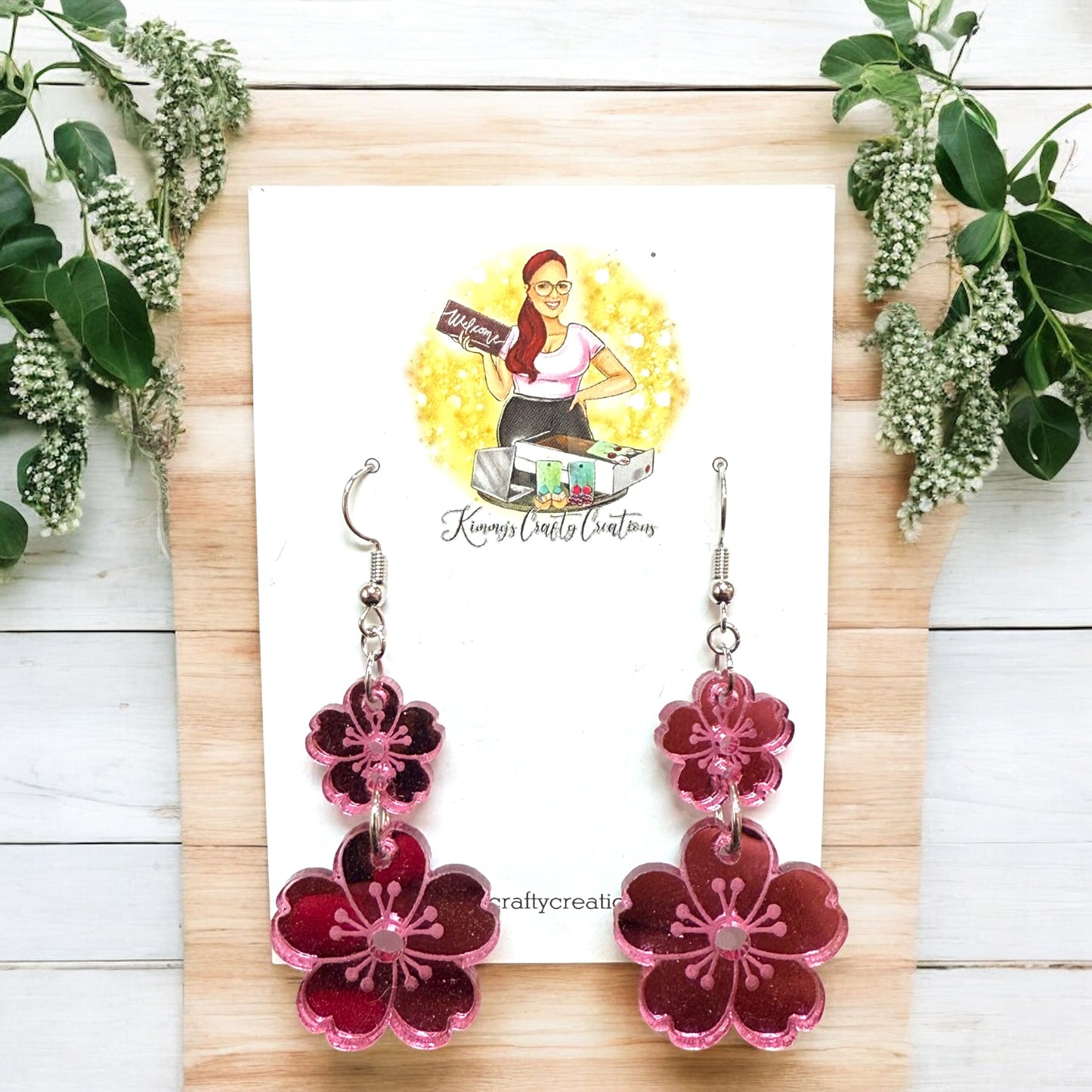 Cherry Blossom Dangles