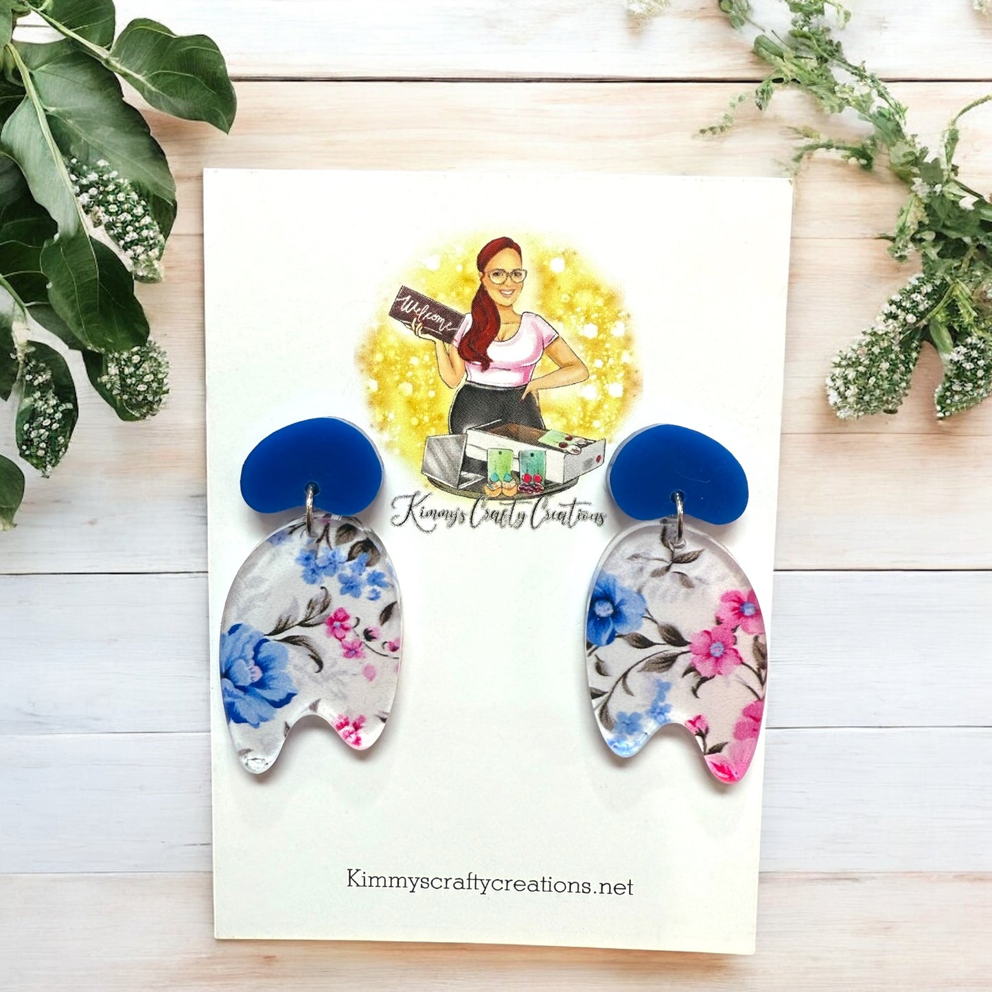 Multi Floral Stud Earrings