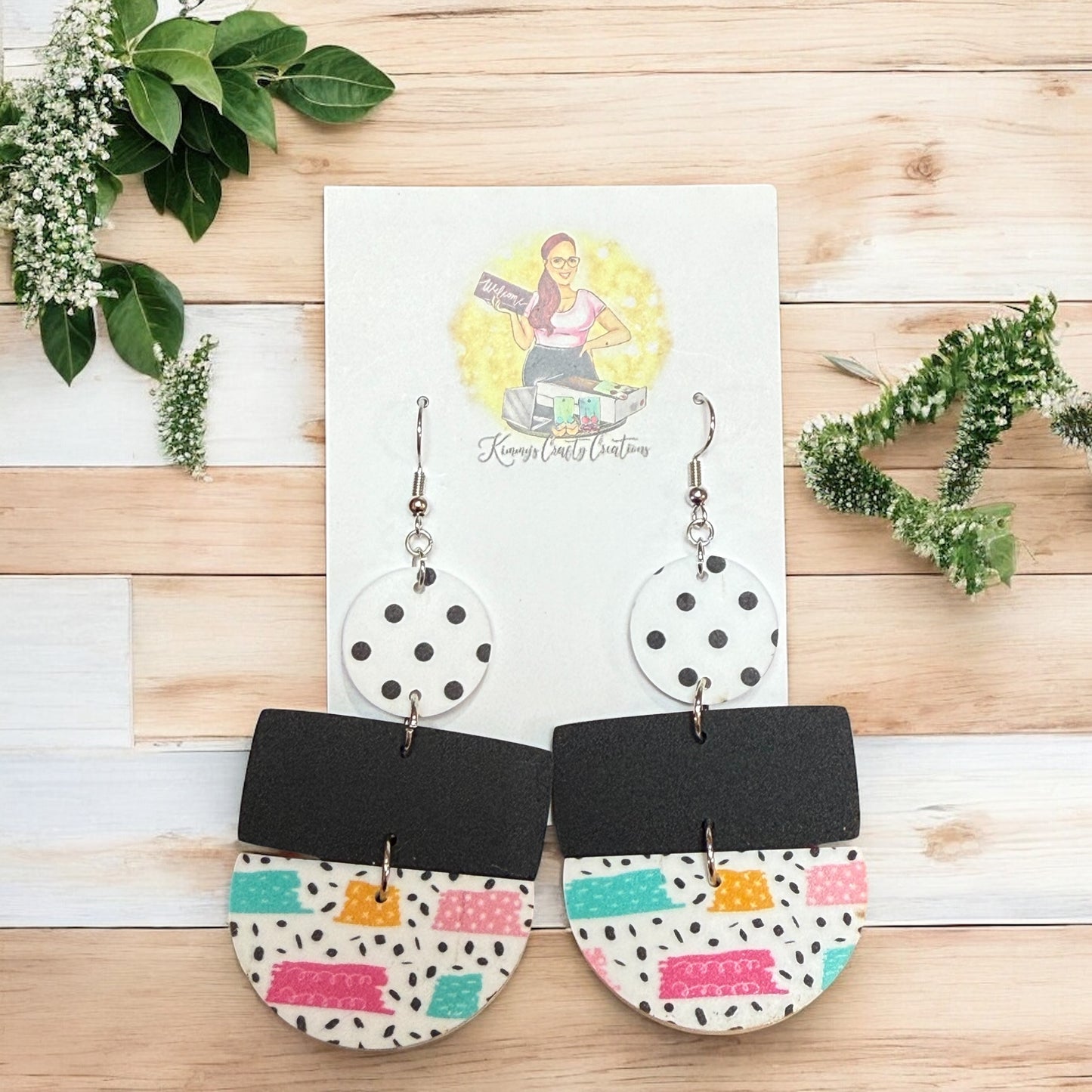 80's Inspired Boho Dangles