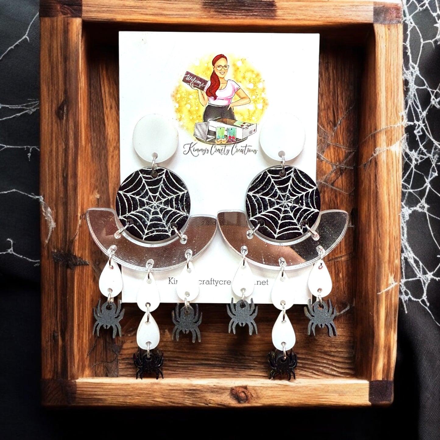 Spooky Web Dangles