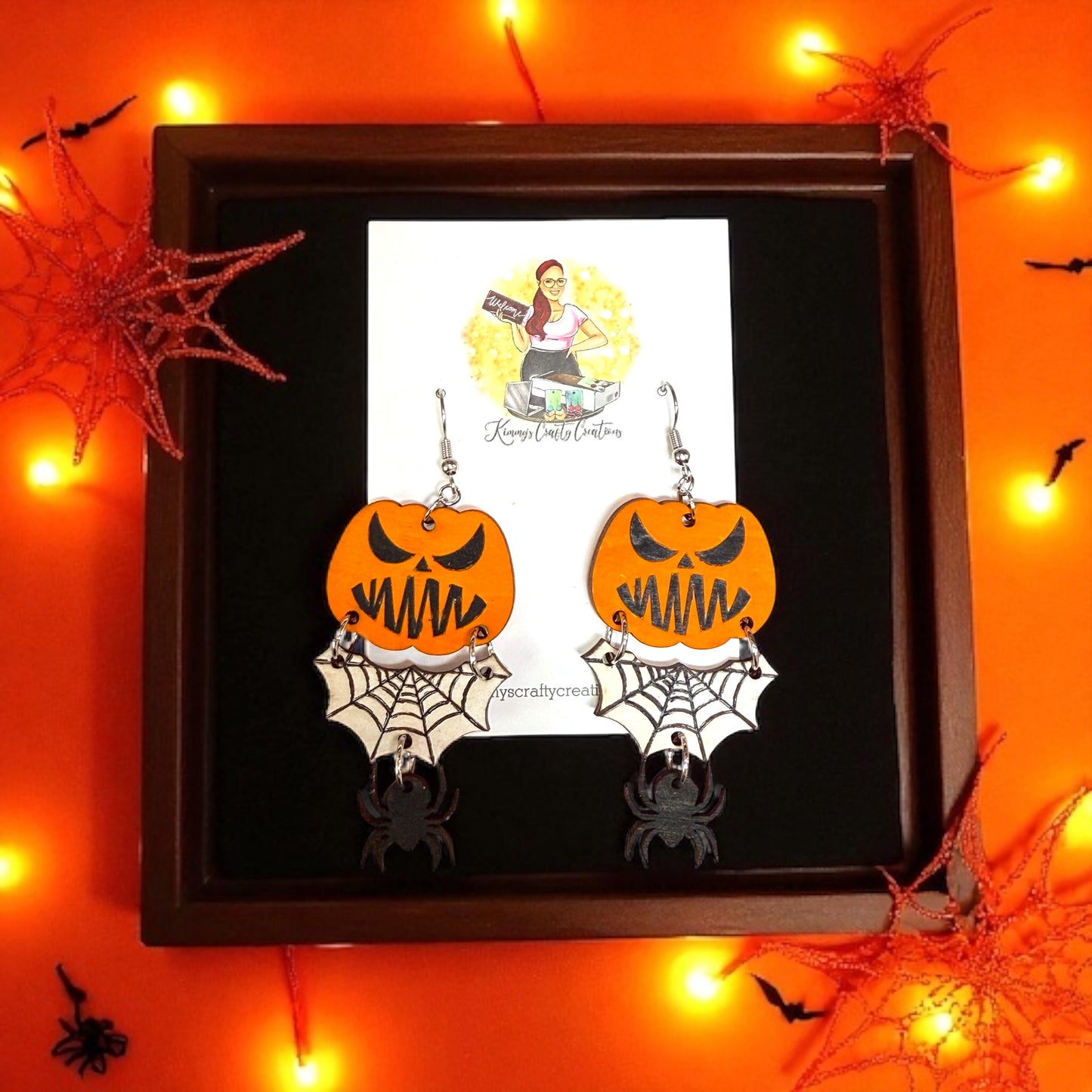 Spooky Pumpkin Dangles