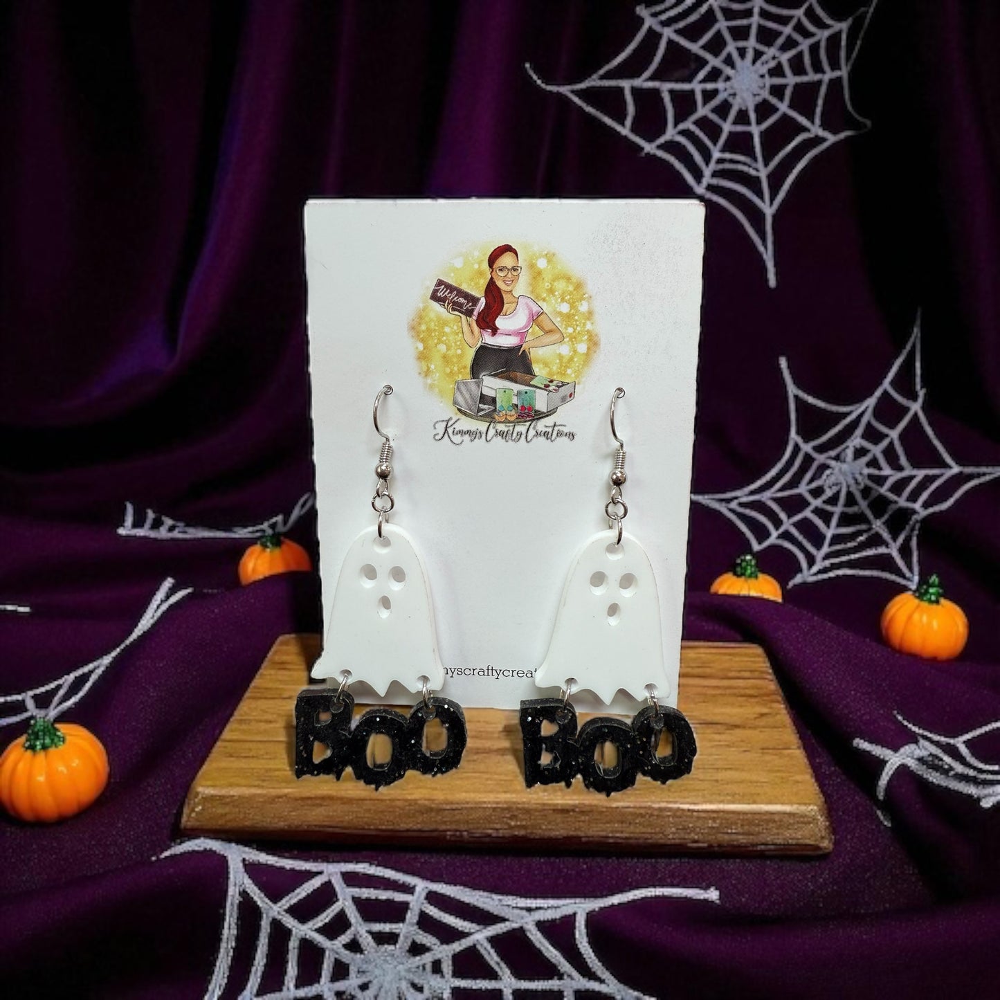 Boo Ghost Earrings