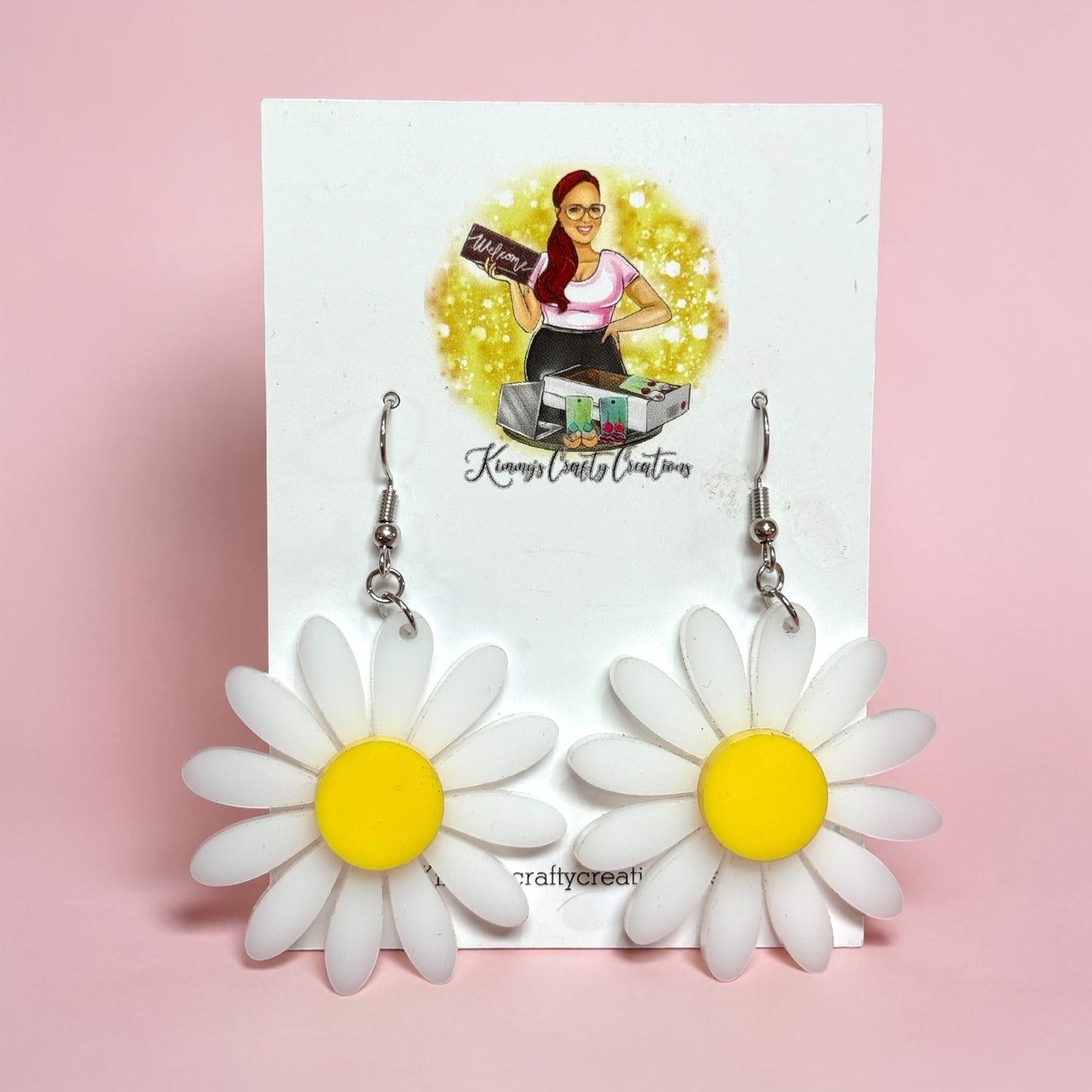 Sunshine Daisy Drop Earrings