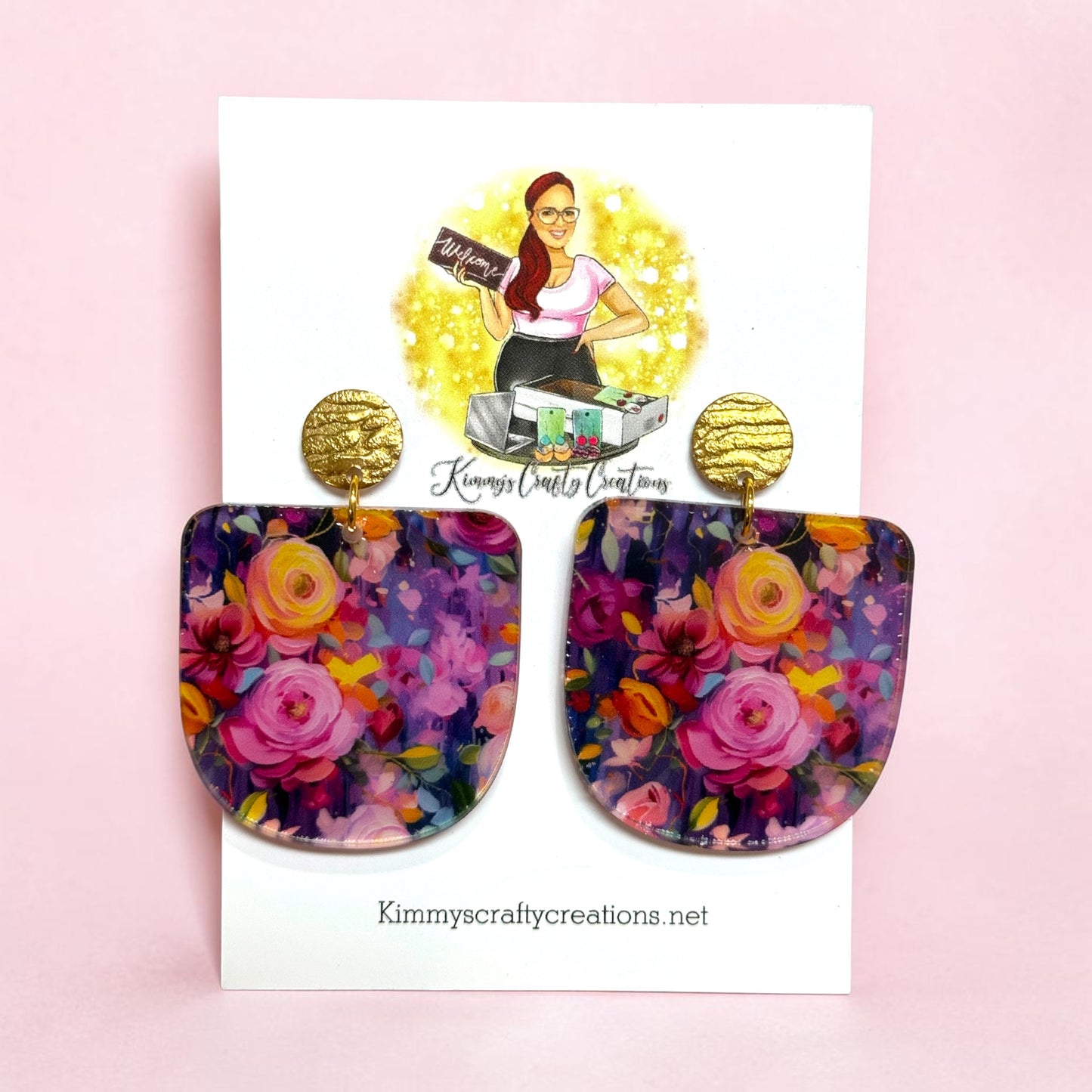 Bloom Curve Statement Earrings
