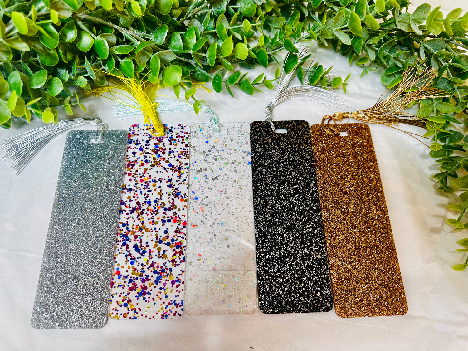 Acrylic Glitter Bookmarks Non Customized