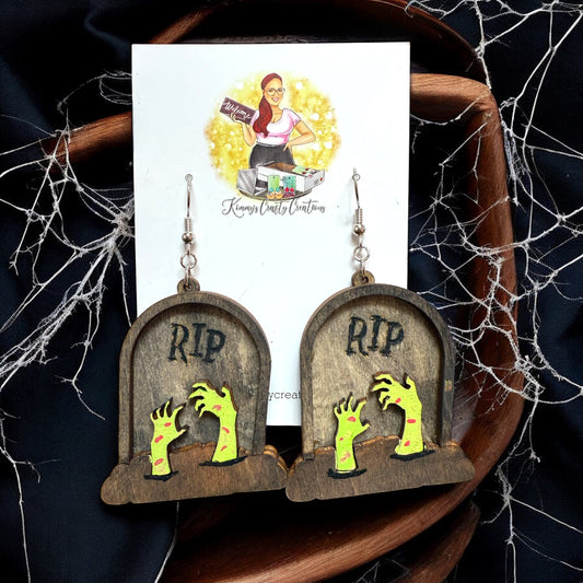 Zombie Graveyard Earrings
