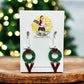 Joy Christmas Earrings