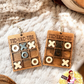 Tic-Tac-Toe Game Earrings