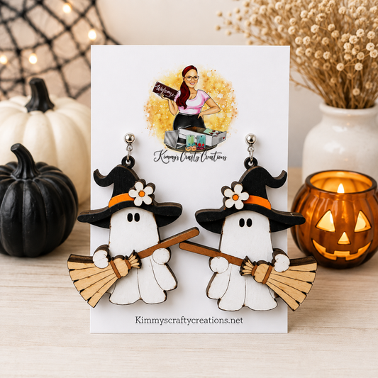 Ghost Witch Earrings