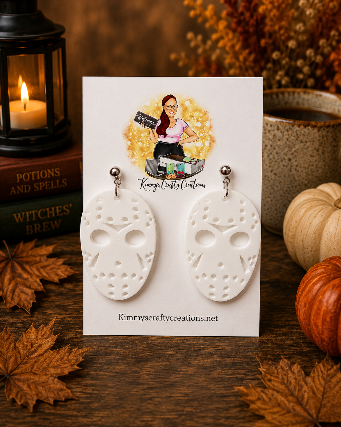 Mask Halloween Earrings