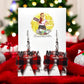 Merry and Bow plaid earrings