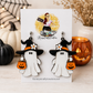 rick-or-Treat Ghost Witch Earrings