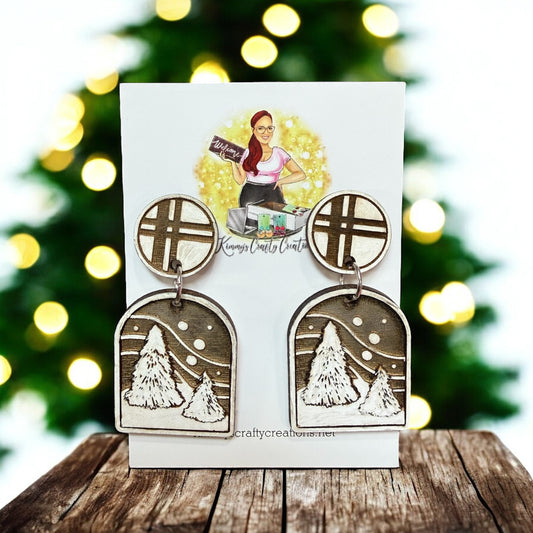 Artic Christmas Earrings