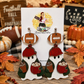 Cozy Football Ghost Dangle Earrings