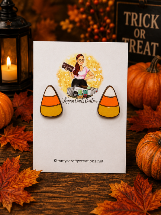 Candy Corn Stud Earrings
