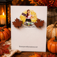 Maple Leaf Stud Earrings