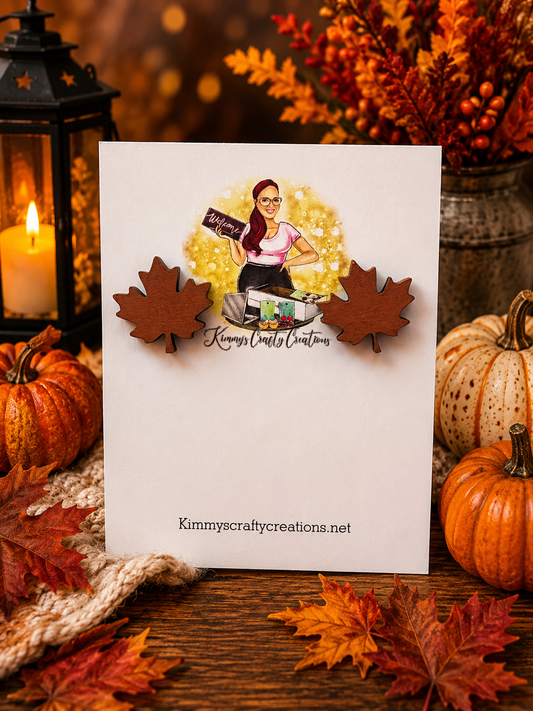 Maple Leaf Stud Earrings