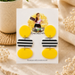 Sunshine Striped Triple Dangle Earrings