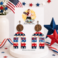 Patriotic Arch Statement Earrings