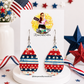 🇺🇸 Patriotic Teardrop Earrings