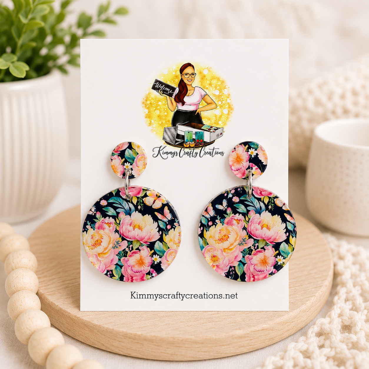 Floral Garden Statement Earrings