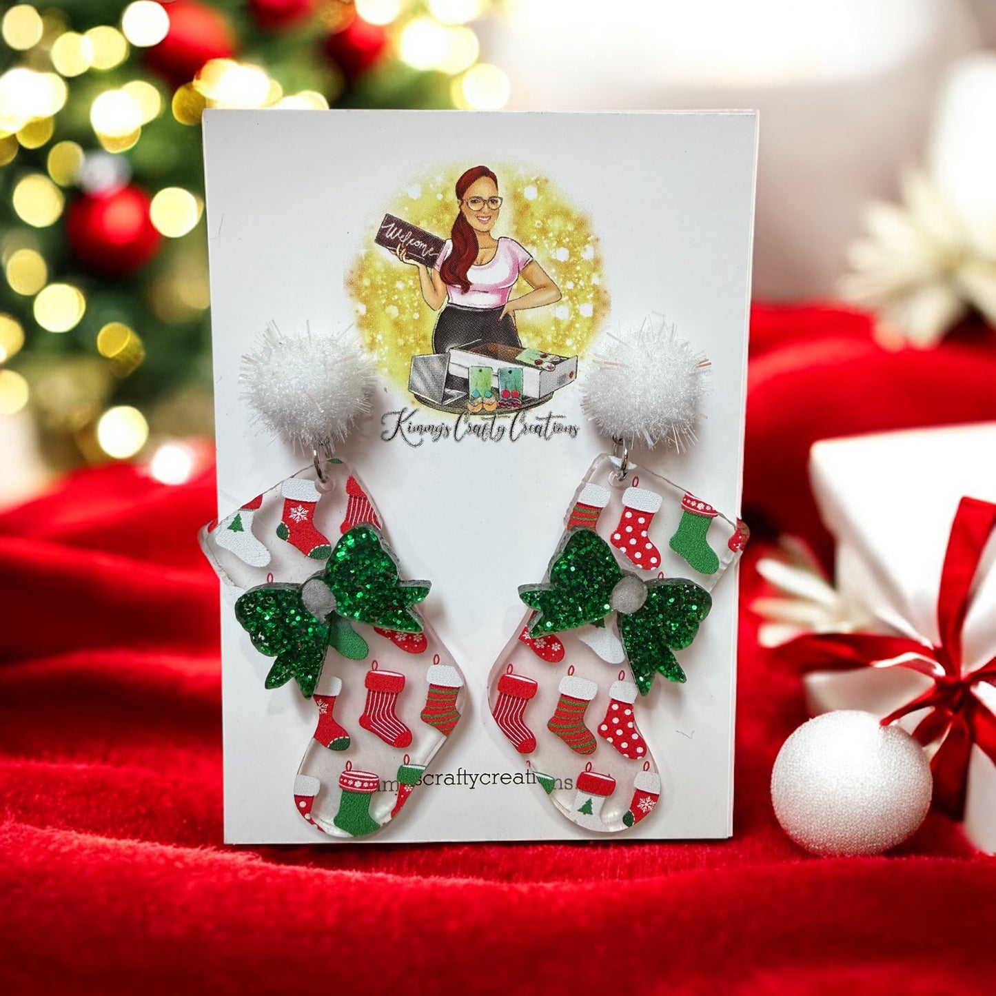 Christmas Stockings Earrings