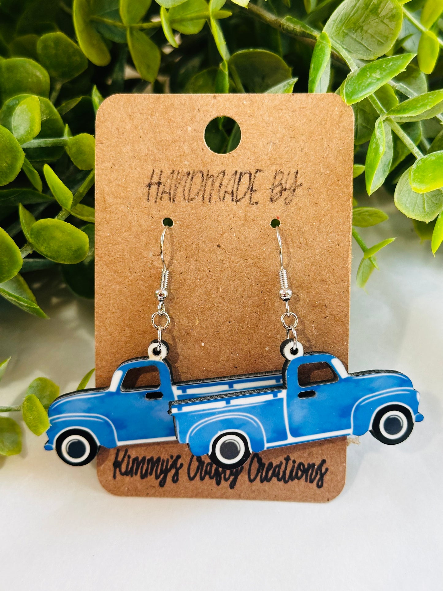 Truck Earrings