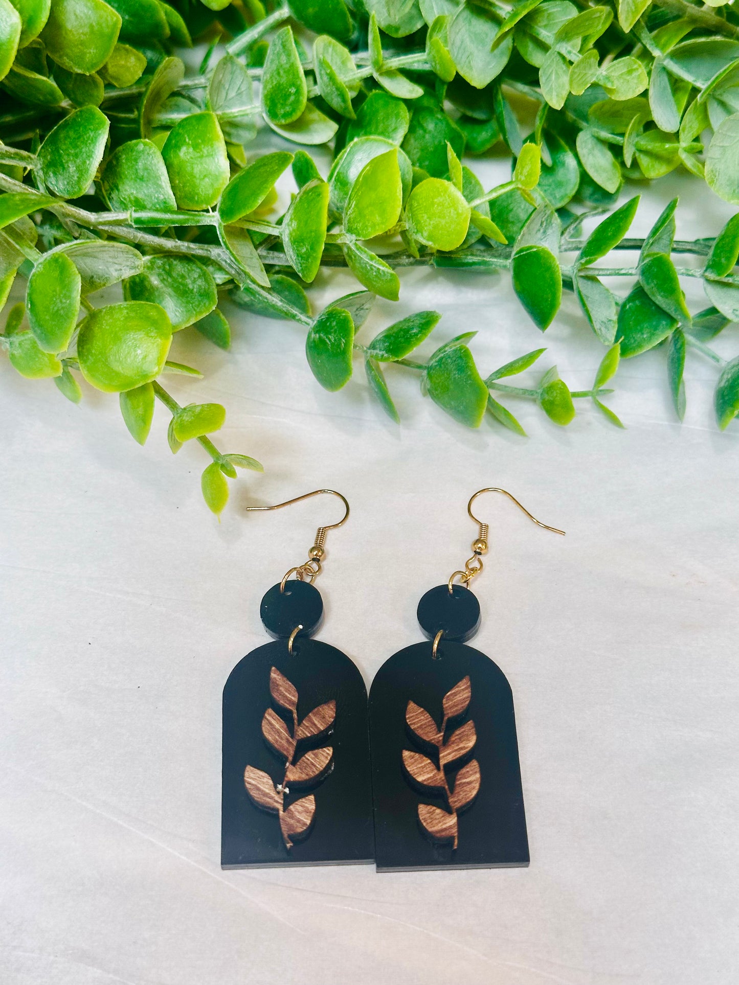 Boho Leaf Dangles