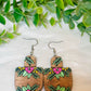 Multi Colored Floral Dangles