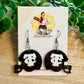 Carbondale Terriers Football Helmet Earrings