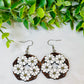 Daisy Floral Wreath Earrings