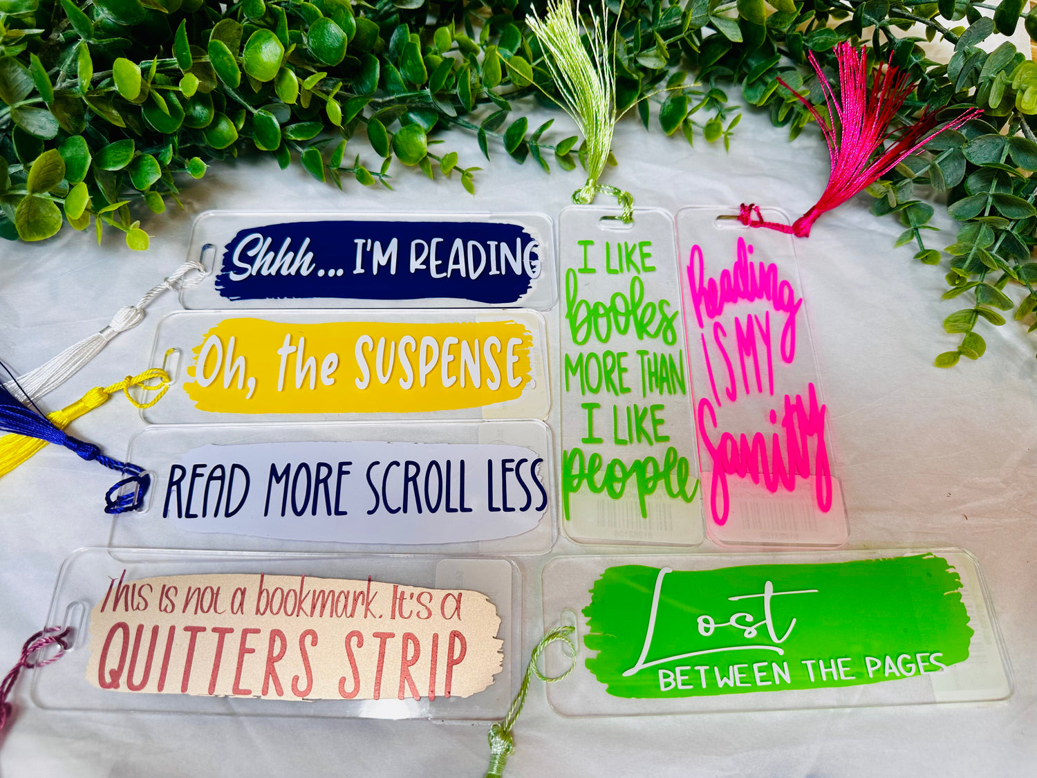 Acrylic Bookmarks with Quotes